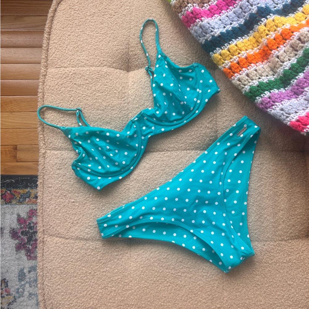 LAST CALL!!! Classic Blackbough Polka Dot Bikini
